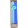 Velas Azul Glitter Ouro